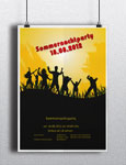 plakat sommernachtsparty